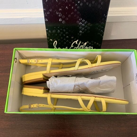 Sam Edelman Teale leather stripe sandal size 8,5 NWT - Picture 9 of 11